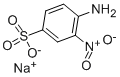 2-硝基苯胺-4-磺酸钠盐 结构式