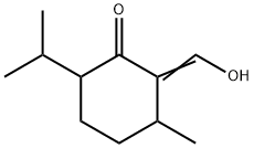 2-(hydroxymethylene)-6-(isopropyl)-3-methylcyclohexan-1-one  结构式