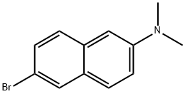 6-溴-N,N-二甲基萘-2-胺 结构式