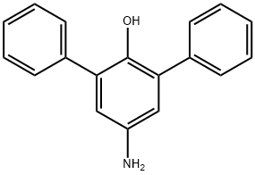 4-氨基-2,6-二苯基苯酚 结构式