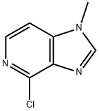 4-氯-1-甲基-1H-咪唑[4,5-C]吡啶 结构式