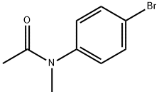 N-(4-溴苯基)-N-甲基-乙酰胺 结构式