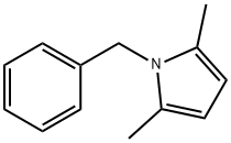 1-苄基-2,5-二甲基-1H-吡咯 结构式