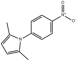 2,5-二甲基-1-(4-硝基苯基)-1H-吡咯 结构式