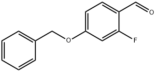 苯甲醛,二氟- 4 -(PHENYLMETHOXY 结构式