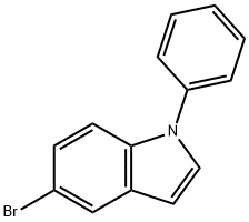 5-溴-1-苯基-1H-吲哚 结构式