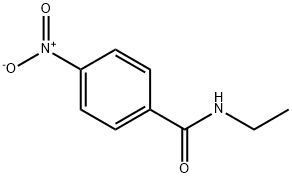 N-乙基-4-硝基-苯甲酰胺 结构式