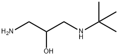 1-amino-3-[(1,1-dimethylethyl)amino]propan-2-ol  结构式