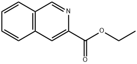 3-异喹啉甲酸乙酯 结构式