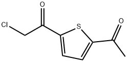 1-(5-乙酰基-2-噻吩基)-2-氯乙酮 结构式