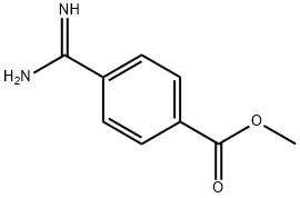 4-甲脒基苯甲酸甲酯盐酸盐 结构式