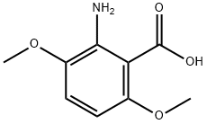 2-氨基-3,6-二甲氧基苯甲酸 结构式