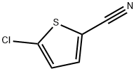 5-氯-2-噻吩甲腈 结构式