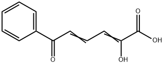 2-hydroxy-6-oxo-6-phenylhexa-2,4-dienoate 结构式