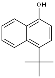 4-(1,1-dimethylethyl)-1-naphthalenol 结构式