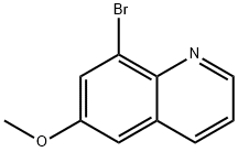8-溴-6-甲氧基喹啉 结构式