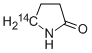 2-PYRROLIDINONE, [5-14C] 结构式