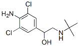 (+)-4-amino-alpha-[(tert-butylamino)methyl]-3,5-dichlorobenzyl alcohol 结构式