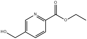 5-(羟基甲基)吡啶甲酸乙酯 结构式