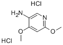 4,6-二甲氧基吡啶-3-胺二盐酸盐 结构式