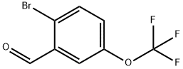 2-溴-5-三氟甲氧基苯甲醛 结构式