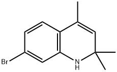 7-bromo-2,2,4-trimethyl-1,2-dihydroquinoline 结构式