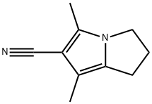 1H-Pyrrolizine-6-carbonitrile,2,3-dihydro-5,7-dimethyl-(9CI) 结构式