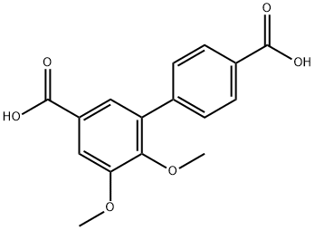 5,6-Dimethoxy-3,4'-biphenyldicarboxylic acid 结构式