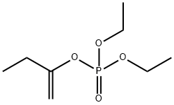 Phosphoric acid diethyl(1-methylenepropyl) ester 结构式