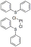 dichlorobis[1,1'-thiobis[benzene]]platinum  结构式