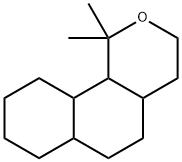dodecahydro-1,1-dimethyl-1H-naphtho[1,2-c]pyran 结构式