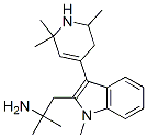 2-(2-Amino-2-methylpropyl)-1-methyl-3-(2,6,6-trimethyl-1,2,3,6-tetrahydropyridin-4-yl)-1H-indole 结构式