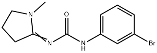 1-(m-Bromophenyl)-3-(1-methylpyrrolidin-2-ylidene)urea 结构式