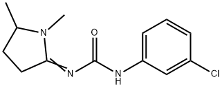 1-(m-Chlorophenyl)-3-(1,5-dimethylpyrrolidin-2-ylidene)urea 结构式