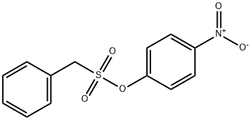 Benzenemethanesulfonic acid 4-nitrophenyl ester 结构式