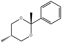 1,3-Dioxane,2,5-dimethyl-2-phenyl-,cis-(9CI) 结构式