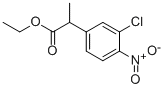 ETHYL 2-(3-CHLORO-4-NITROPHENYL)PROPIONATE 结构式