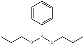 Phenylphosphonodithious acid dipropyl ester 结构式