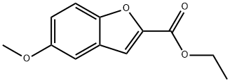 5-甲氧基苯并呋喃-2-羧酸 乙酯 结构式