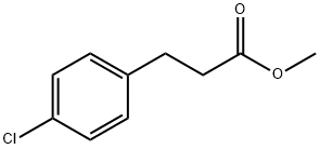 苯丙酸, 4-氯-, 甲酯 结构式