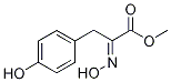 METHYL (2E)-2-(N-HYDROXYIMINO)-3-(4-HYDROXYPHENYL)PROPANOATE 结构式