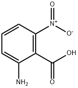 2-氨基-6-硝基苯甲酸 结构式