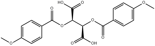 L-(-)-二对甲氧基苯甲酰酒石酸 结构式