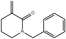 1-BENZYL-3-METHYLENE-PIPERIDIN-2-ONE 结构式