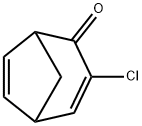 Bicyclo[3.2.1]octa-3,6-dien-2-one,  3-chloro- 结构式