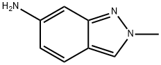 2-甲基-6-氨基-2H-吲唑 结构式