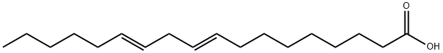 亚麻酸 C18:2 结构式
