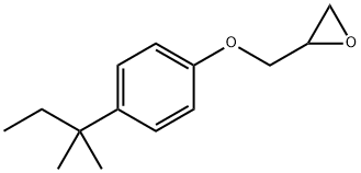 2-[[4-(2-methylbutan-2-yl)phenoxy]methyl]oxirane 结构式