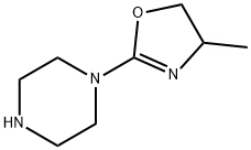 Piperazine, 1-(4,5-dihydro-4-methyl-2-oxazolyl)- (9CI) 结构式