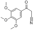 3,4,5-三甲氧基苯甲酰乙腈 结构式